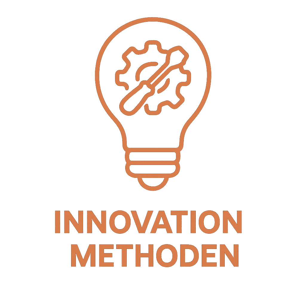 Gl&uuml;hbirne mit Zahnrad und Schraubendreher &ndash; Symbol f&uuml;r Innovationsmethoden.